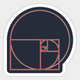 The Golden Ratio Sticker